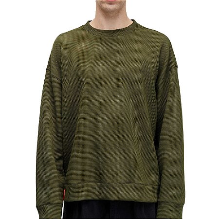 Moletom Osklen Waffle Texture Masculino Forest
