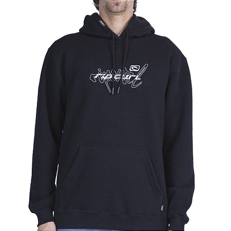 Moletom Rip Curl Canguru Inner Visions Blast WT26 Black