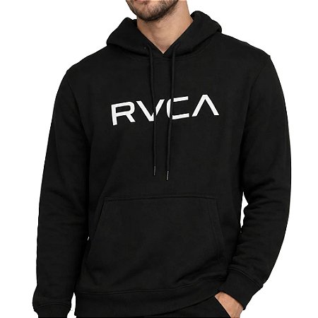 Moletom RVCA Canguru Big RVCA 310G WT26 Masculino Preto