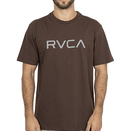 Camiseta RVCA Big RVCA WT26 Masculina Marrom