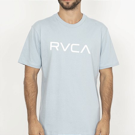 Camiseta RVCA Big RVCA WT26 Masculina Azul Claro