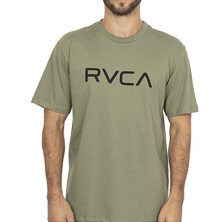 Camiseta RVCA Big RVCA WT26 Masculina Verde Claro
