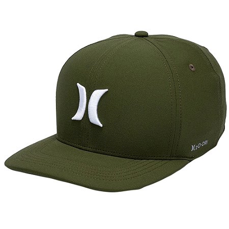Boné Hurley Aba Curva Icon WT26 Militar