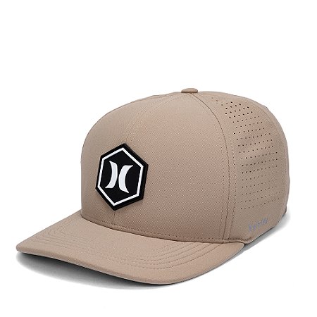 Boné Hurley Aba Curva Hexa WT26 Caqui