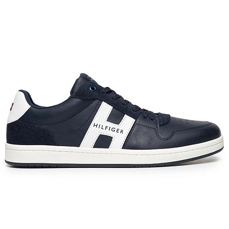 Tênis Tommy Hilfiger H Low Cut Lace-Up Sneaker Desert Sky