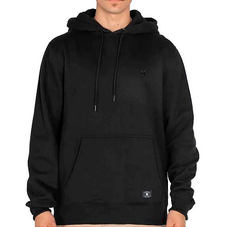 Moletom DC Shoes Canguru Embroidery WT26 Masculino Preto