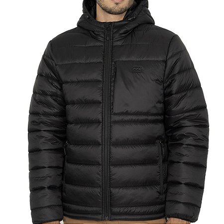 Jaqueta Billabong Rubber Icon Puffer WT26 Masculina Preto