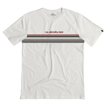 Camiseta Quiksilver Banner WT26 Masculina Snow White