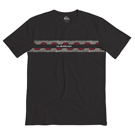 Camiseta Quiksilver Line Logo WT26 Masculina Preto