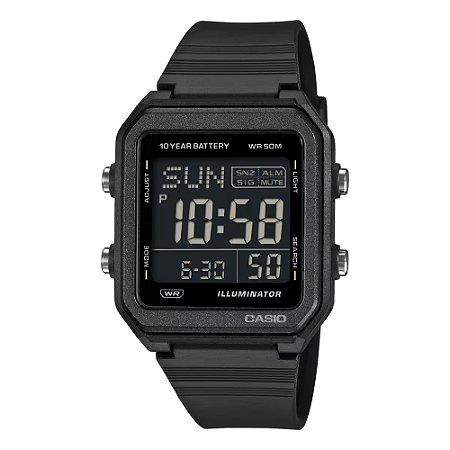 Relógio Casio W-221H-1BVDF-SC Preto