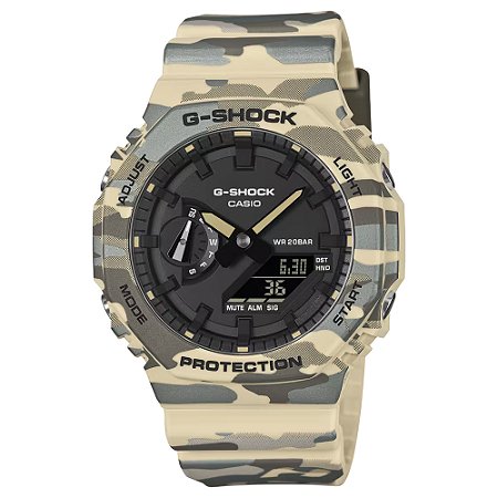 Relógio G-Shock GA-2100CM-5ADR Camuflado