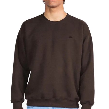 Moletom Rip Curl Careca Classic Surf OG WT26 Masculino Mocha