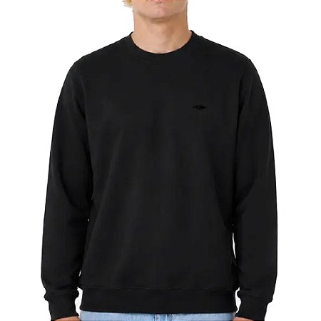 Moletom Rip Curl Careca Classic Surf OG WT26 Washed Black