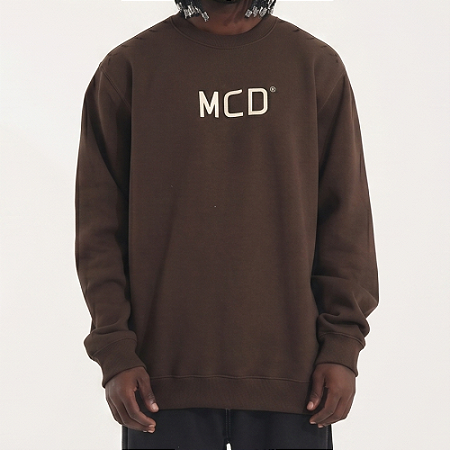 Moletom MCD Careca MCD WT26 Masculino Marrom Ruina