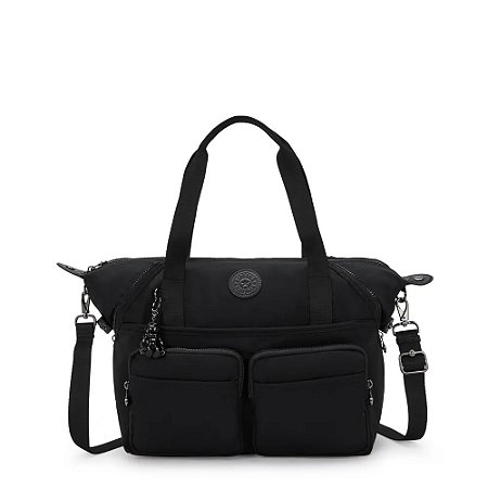 Bolsa Kipling New Art Duo Pocket Infinite Black