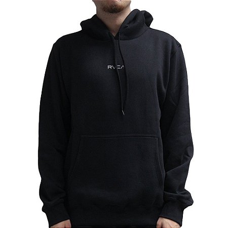 Moletom RVCA Canguru Tonally 270G WT26 Masculino Preto