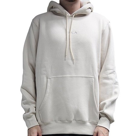 Moletom RVCA Canguru Tonally 270G WT26 Masculino Areia