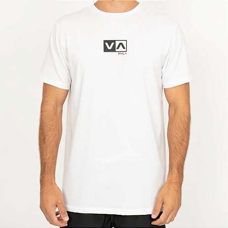 Camiseta RVCA Mini Balance Box WT26 Masculina Branco