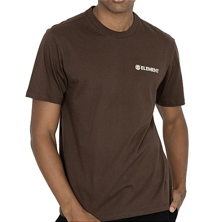 Camiseta Element Blazin Chest WT26 Masculina Marrom Escuro