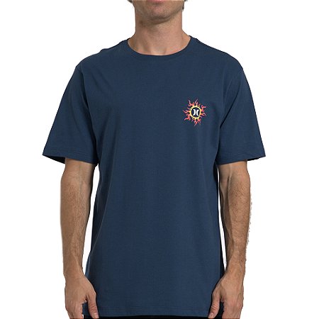 Camiseta Hurley Dragon WT26 Masculina Marinho