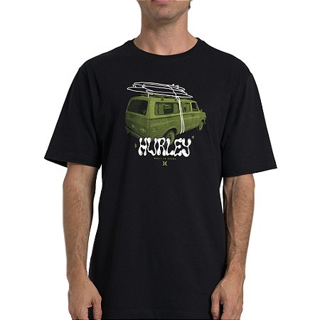 Camiseta Hurley Travel WT26 Masculina Preto