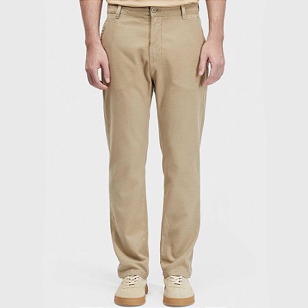 Calça Osklen Cotton Linen Masculina Caqui
