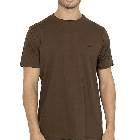 Camiseta Quiksilver Embroidery WT26 Masculina Marrom