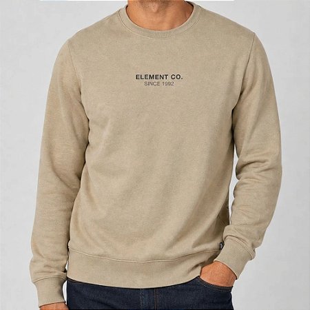 Moletom Element Careca Siganature CO. WT26 Masculino Areia