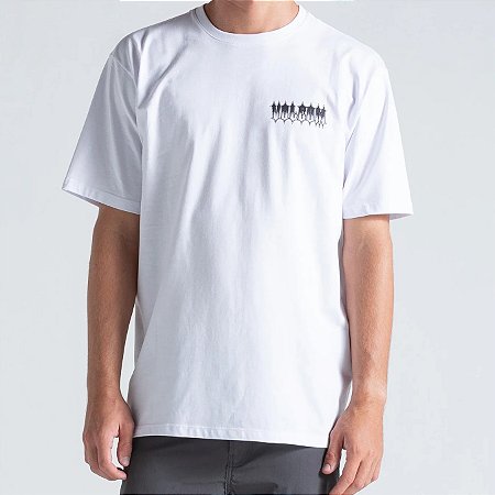 Camiseta Volcom Gamma Doom WT26 Masculina Branco