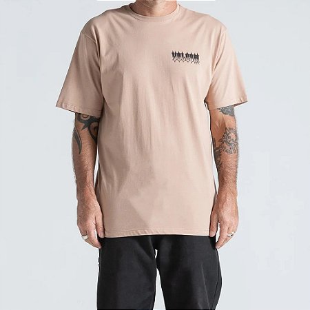 Camiseta Volcom Gamma Doom WT26 Masculina Bege