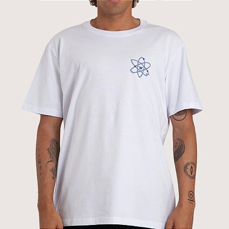 Camiseta Hang Loose Atom WT26 Masculina Branco