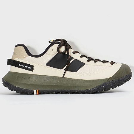 Tênis Osklen Trail Trkk Masculino Cru/Cinza/Forest