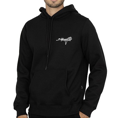 Moletom Billabong Canguru Bracket Script WT26 Preto