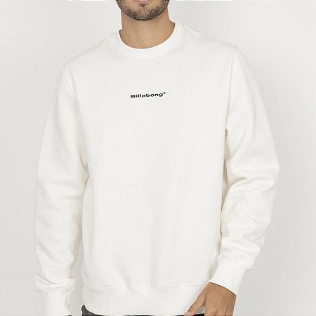 Moletom Billabong Careca Smitty WT26 Masculino Branco