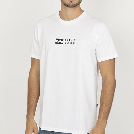 Camiseta Billabong United WT26 Masculina Branco