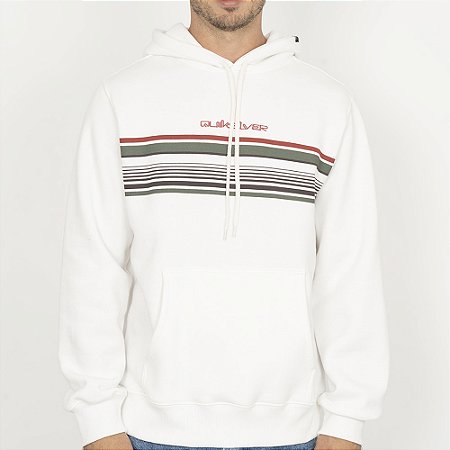 Moletom Quiksilver Canguru Banner WT26 Masculino Branco