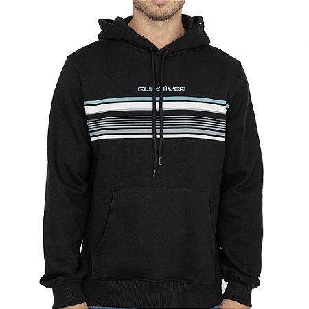 Moletom Quiksilver Canguru Banner WT26 Masculino Preto