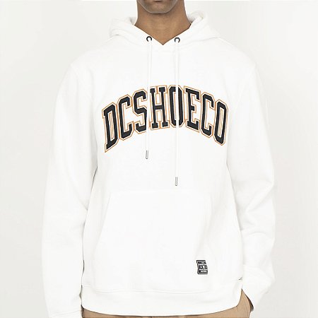 Moletom DC Shoes Canguru Varsity WT26 Masculino Branco