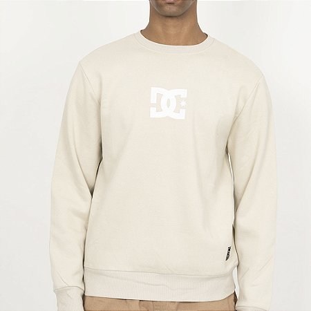 Moletom DC Shoes Careca DC Star WT26 Masculino Bege