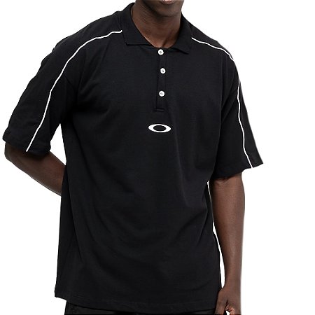 Camisa Oakley Polo Line WT26 Masculina Blackout