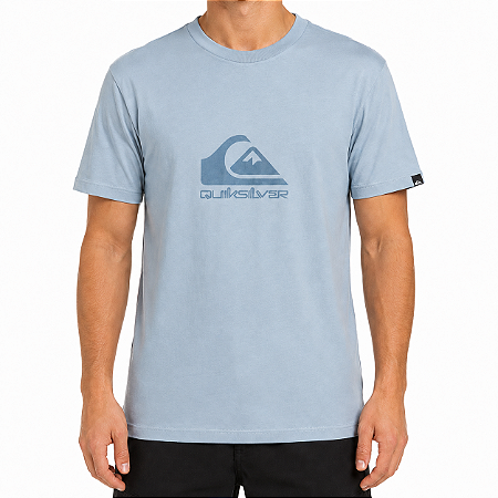 Camiseta Quiksilver Full Logo WT26 Masculina Azul Claro