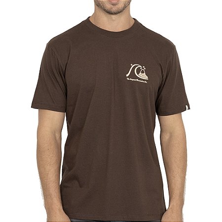 Camiseta Quiksilver The Original WT26 Masculina Marrom