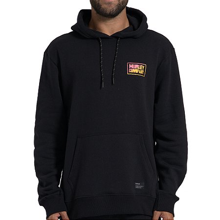 Moletom Hurley Canguru Company WT26 Masculino Preto