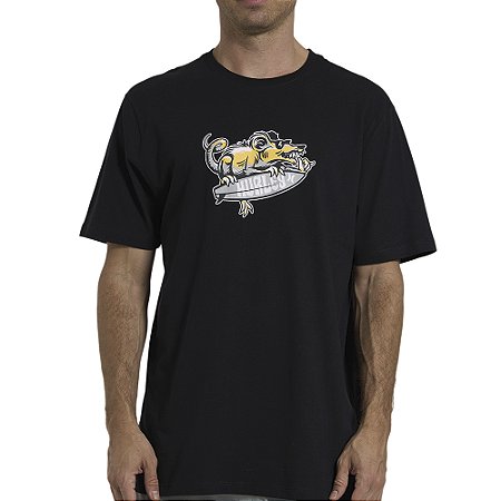 Camiseta Hurley Crazy WT26 Masculina Preto