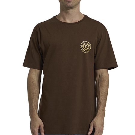 Camiseta Hurley Empire Over WT26 Masculina Marrom