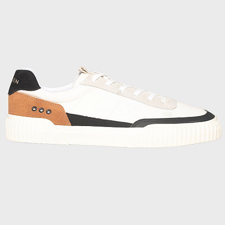 Tênis Osklen Glide Masculino Off White/Camel/Preto
