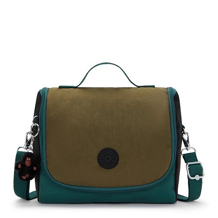 Lancheira Kipling New Kichirou Black Khaki Bl
