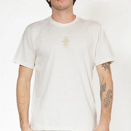 Camiseta Rip Curl Reveillon The Search SM26 Masculina Branco