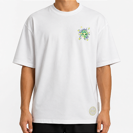 Camiseta Oakley Mad Lab Atom Graphic SS WT26 Branco