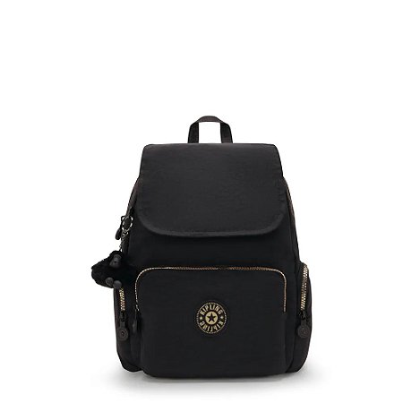 Mochila Kipling City Zip S Glorious Gold
